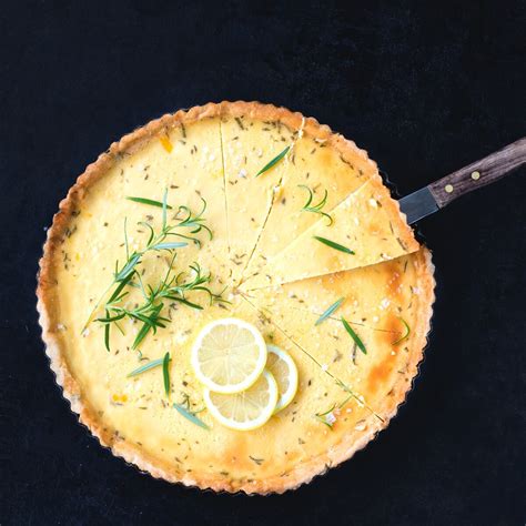 Rezept Von Daniel Grothues Tarte Au Citron Mit Salzflocken Rosmarin