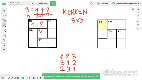 Resolver Un Kenken De 3x3 Youtube