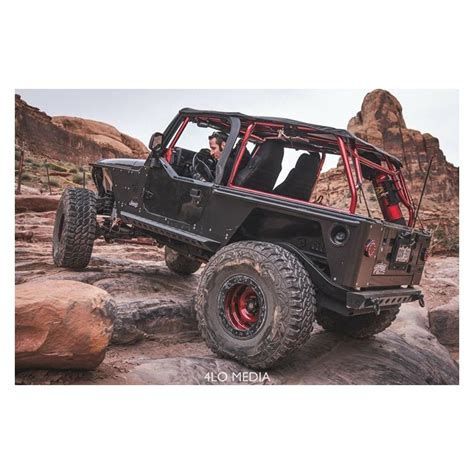 Ucf Lj Full Roll Cage For Jeep Wrangler Unlimited Cage Opt A No Dash Plates And Windshield Tubes