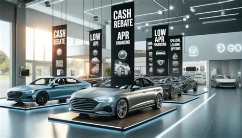 discover key car buying incentives cash rebates  apr