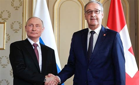 Meeting with President of Switzerland Guy Parmelin • President of Russia