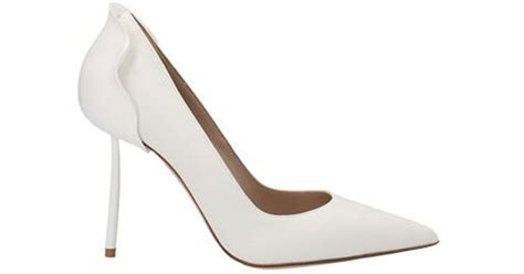 Le Silla Petalo Pumps In White Lyst