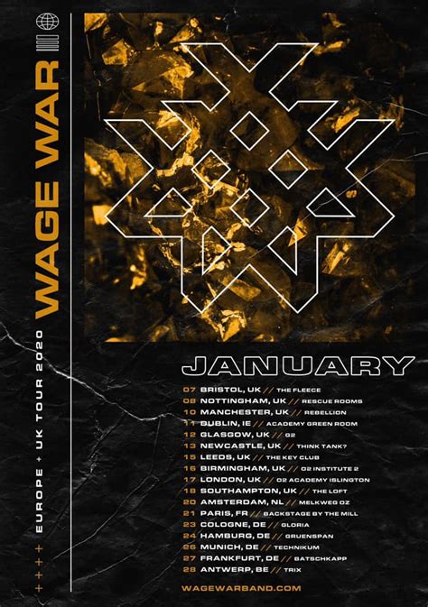 Wage War Announce January Tour Altcorner