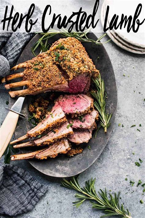 Parmesan Crusted Rack Of Lamb In 2020 Lamb Recipes Oven Lamb Recipes