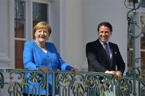 Corona News Merkel Trifft Italiens Conte Und Warnt Nicht Einmal