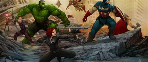 2560x1080 Avengers Assemble Wallpaper,2560x1080 Resolution HD 4k ...