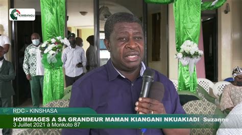 HOMMAGES A MAMAN NKUAKIADI MESSAGE DE PAPA ARMAND DIANGIENDA DU 3