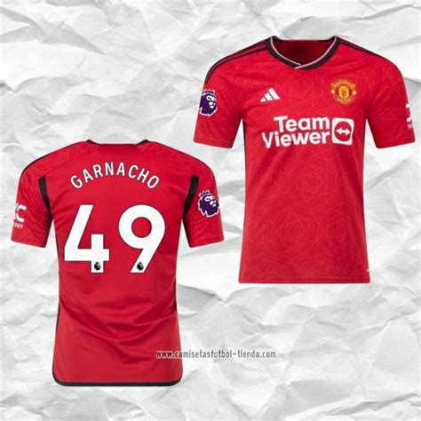 Camiseta Primera Manchester United Jugador Garnacho 2023 2024 Tienda