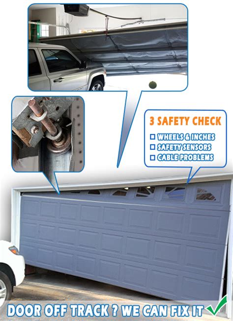 Garage Door Off track | (866) 268-8898 | Services in Chicago IL