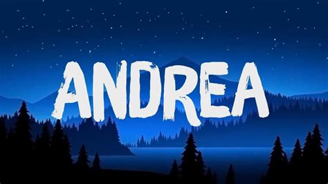 Bad Bunny Andrea Letralyrics Youtube