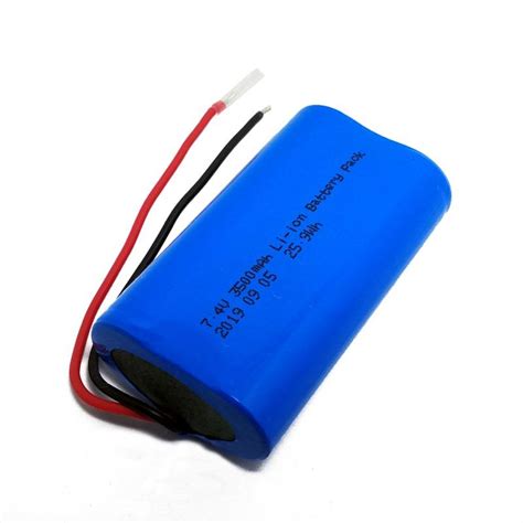 2S1P 7 2V 7 4V 18650 3500mAh Rechargeable Lithium Ion Battery Pack With