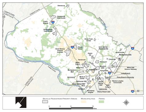 Bicycle And Pedestrian Priority Areas Montgomery Planning