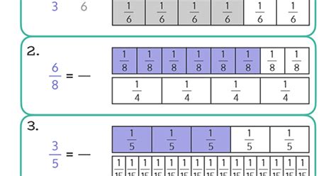 Printables Equivalent Fractions Bar Models Hp® Official Site