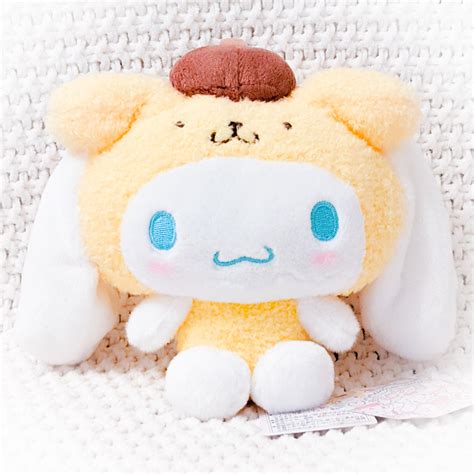 Cinnamoroll x Pompompurin - Cinnamoroll 20th Anniversary Stuffed Plush ...