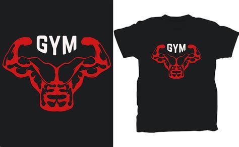 Premium Vector Gym T Shirt Design Vector Template