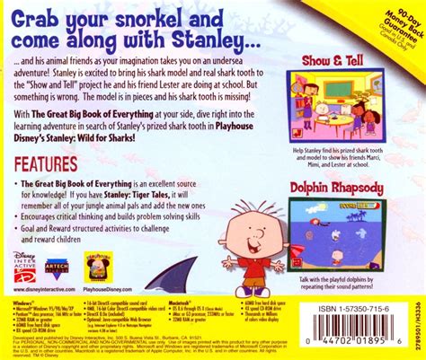 Playhouse Disneys Stanley Wild For Sharks Cover Or Packaging