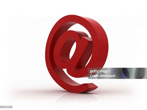Red Email Symbol High-Res Stock Photo - Getty Images