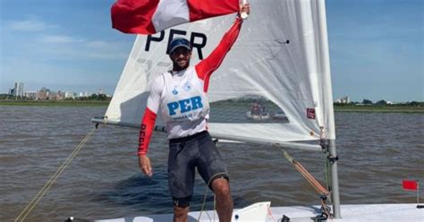 Festeja Perú Velerista Stefano Peschiera clasificó a los Juegos