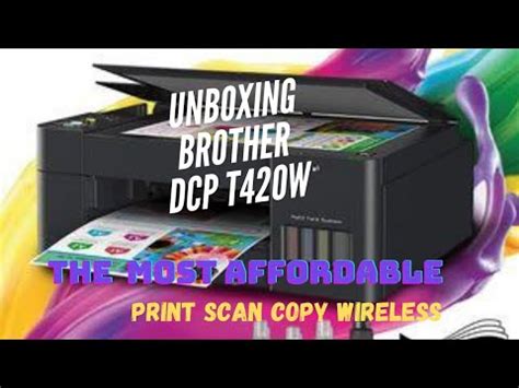 Unboxing Brother Dcp T W Youtube