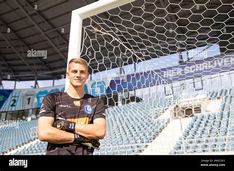 French Goalkeeper Paul Nardi Pictured At The Signing Of His Contract At