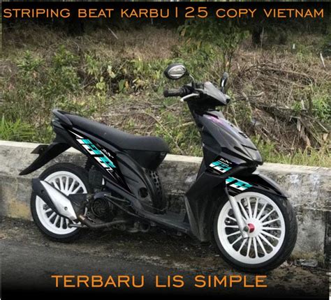 Cod Striping Vaeriasi Honda Beat Karbu Beat Old Lis Simple Copy