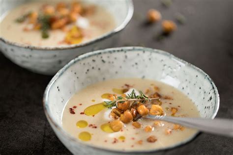 Geroosterde Bloemkoolsoep Met Kikkererwten Foodblabla De Foodblog