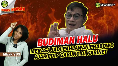 Mbak Yus Budiman Ngehalu Mulai Rayu Pdip Gabung Ke Kabinet Prabowo