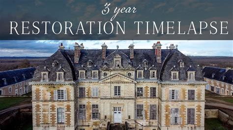 THEN NOW Saving a CRUMBLING French château 3 years in 8 minutes