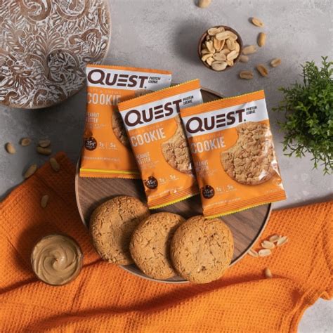 Quest Peanut Butter Protein Cookie 12 Ct 2 04 Oz Smiths Food And Drug