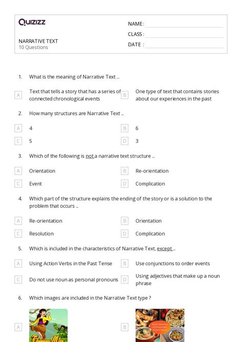 50 Analyzing Text Structure Worksheets For 1st Grade On Quizizz Free