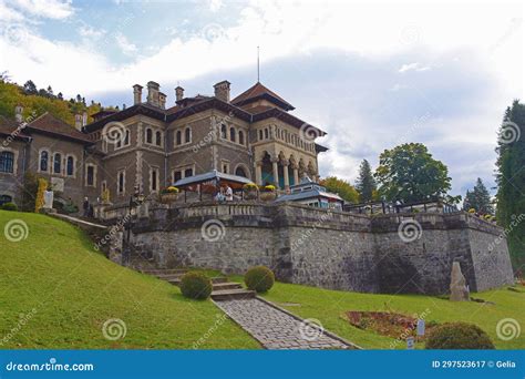 Busteni Romania December 30 2022 The People Near Cantacuzino