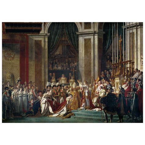 Affiche Jacques Louis David Sacre De L Empereur Napol On Ier X