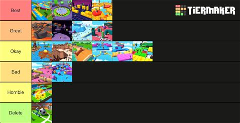 Stumble Guys Mapas Tier List Community Rankings Tiermaker Images And