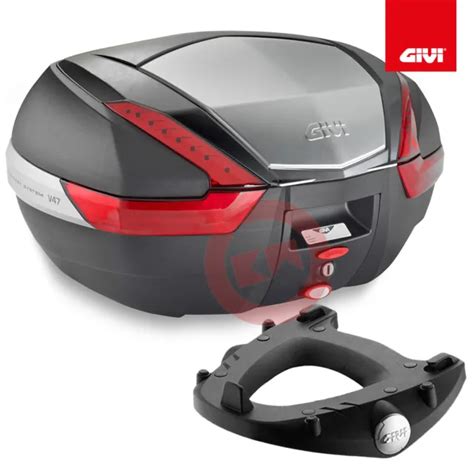 GIVI SET TOP CASE Topcase V47N Plaque SR115 Suzuki An 250 Burgman 2003