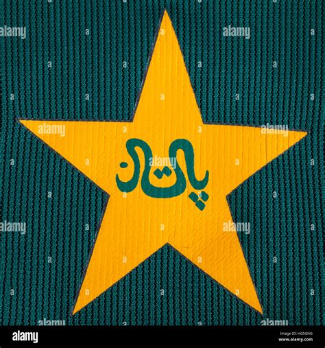 London Uk October 15th 2015 The Badge For The Pakistan Cricket Team