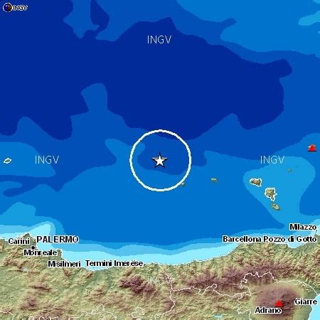 Nuova Leggera Scossa Di Terremoto Al Largo Di Palermo