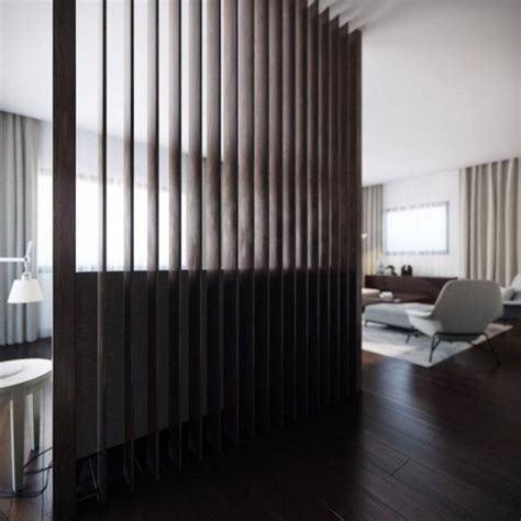 Wood Slat Room Divider The Urban Decor