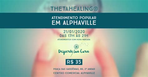 Thetahealing Atendimento Popular Em Alphaville Janeiro Em