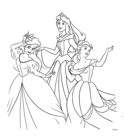 Principesse Disney Da Colorare Foto Mamma PourFemme