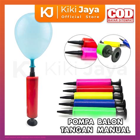 Jual Kiki Pompa Balon Tangan Manual Alat Pompa Tiup Angin Balloon