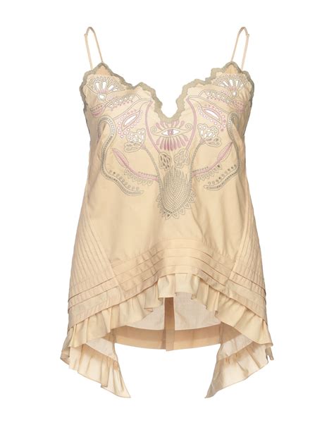 ChloÉ Hemdchen Beige Damen Yoox Kleidung Entwerfen Outfit Ideen