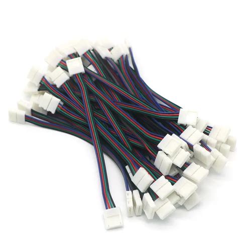 Edison Led Pin Mm Conector Con Cables De Cm Conector Rgb