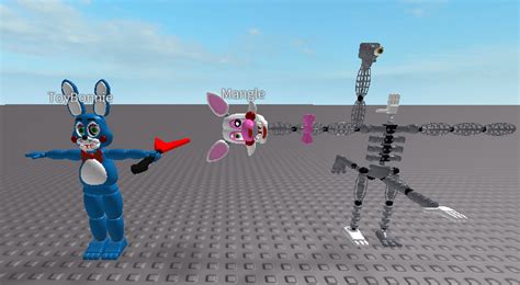 So I Splitted Pieces Of Fnaf Models And Made A Roblox Rig How Does It