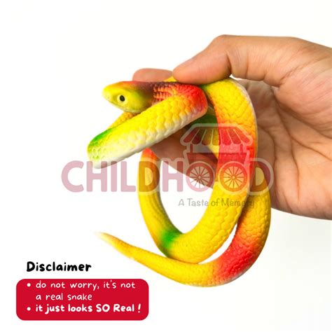 Childhood Prank Toy Rubber Snake 1pcs Childhood Malaysia