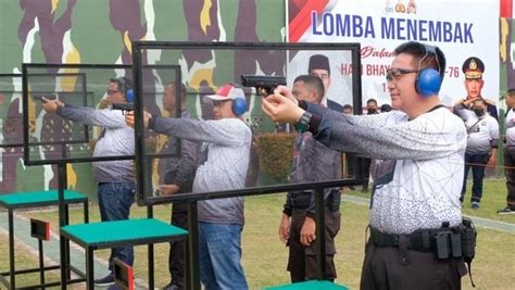 Sambut Hari Bhayangkara Ke Polda Riau Gelar Lomba Menemb