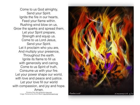 A Prayer For Pentecost 2015 Pentecost Prayers Day Of Pentecost