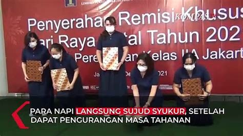 Berkat Di Hari Natal 19 Napi Perempuan Di Lapas Pondok Bambu Mendapat