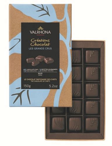 Valrhona Grand Crus Dark Chocolate Ganache Gift Box Chocolate Trading Co