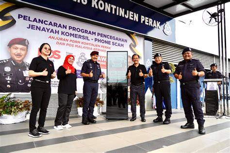 Pos Malaysia Dan Pdrm Perak Bekerjasama Melancarkan Program Pencegahan