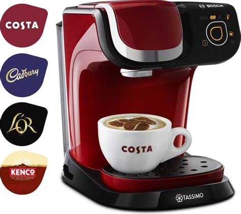 Buy Tassimo By Bosch My Way Tas6003gb Coffee Machine Red Free Delivery Currys